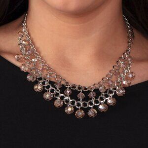 Paparazzi Jewelry Accessories - Urban Palace - Brown Necklace - Vintage